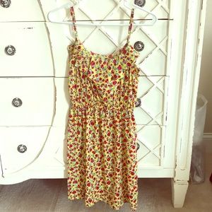 Gianni Bini yellow floral dress